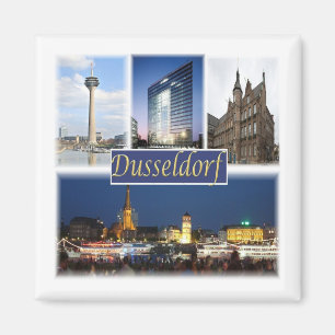 zDE008 DUSSELDORF Germany - Fridge Magnet