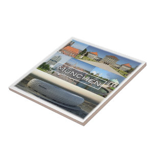 zDE012 MUNICH MÜNCHEN, mosaic, Germany, Ceramic Tile