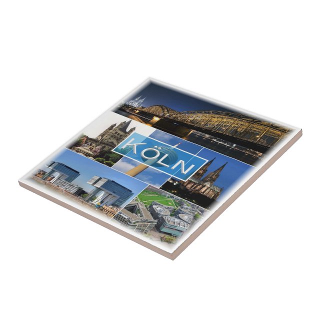 zDE013 COLOGNE KÖLN Germany, Ceramic Tile (Side)