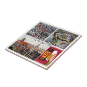 zDE015 MUNICH MÜNCHEN Germany, Ceramic Tile