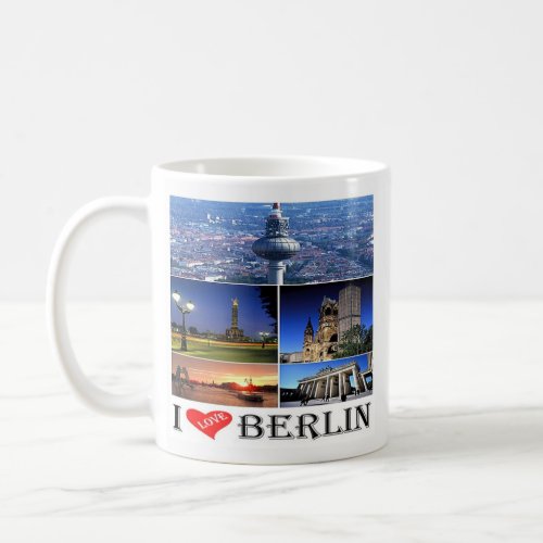 zDE020 BERLIN I LOVE Germany Coffee Mug