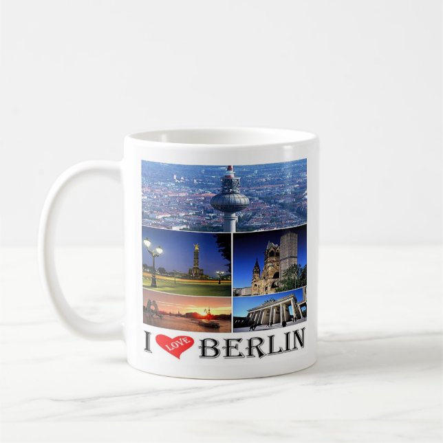 zDE020 BERLIN I LOVE Germany, Coffee Mug (Left)