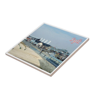 zDE030 SYLT SHORE Frisian islands Germany, Ceramic Tile