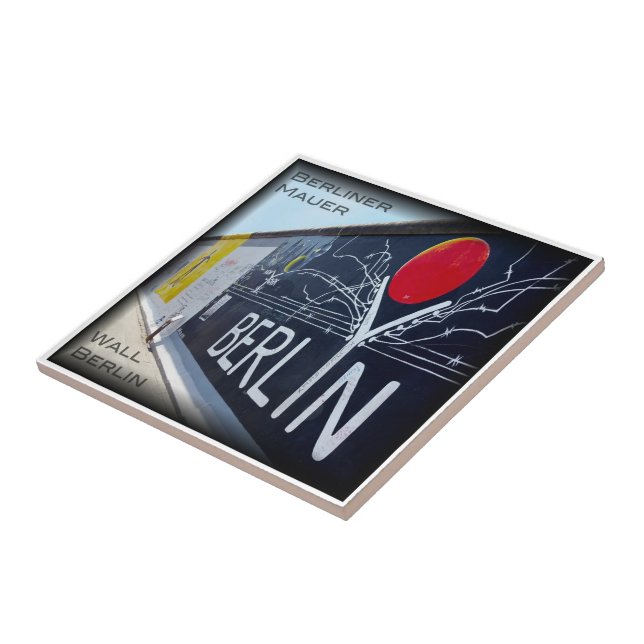zDE050 BERLIN WALL Germany, Ceramic Tile (Side)