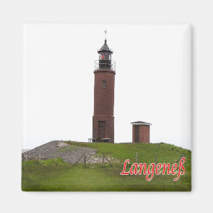 zDE063 LANGENESS LIGHTHOUSE Frisian islands  Magnet