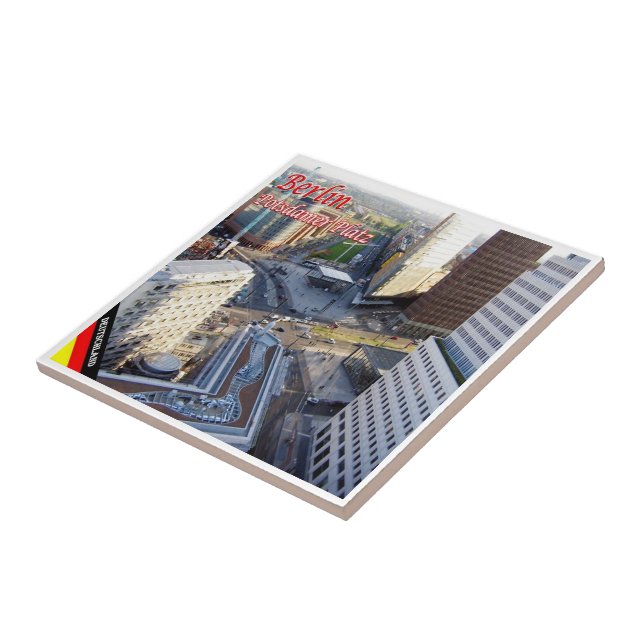 zDE070 BERLIN Potsdamer Platz Germany, Ceramic Tile (Side)