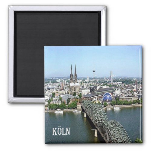 zDE078 KLN COLONIA Germany Fridge Magnet