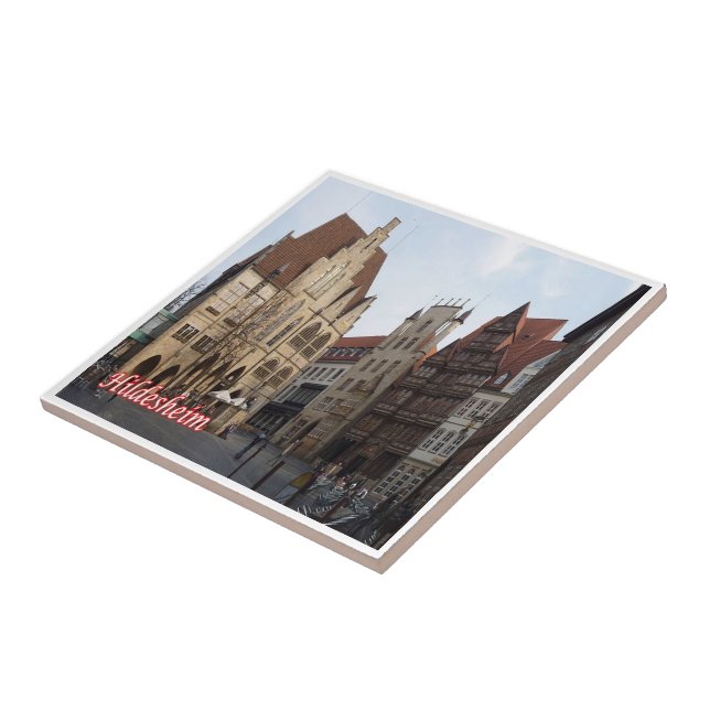 zDE098 HILDESHEIM Germany, Ceramic Tile (Side)