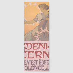 Zdenka Cerny poster by Alphonse Mucha  Bookmarks
