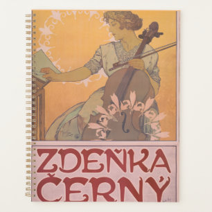 Zdenka Cerny poster by Alphonse Mucha Planner