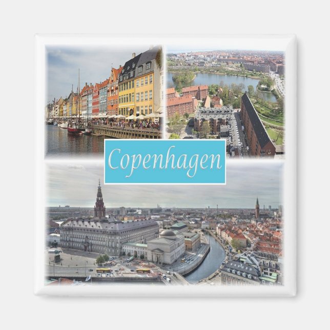 zDK003 COPENHAGEN Denmark, Fridge Magnet (Front)