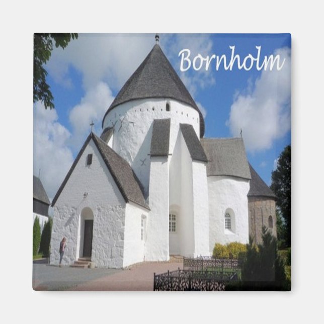 zDK004 BORNHOLM Denmark, Fridge Magnet (Front)