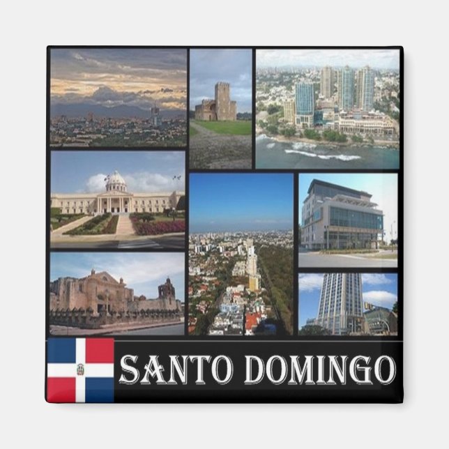 zDO009 SANTO DOMINGO, Dominican Republic, Fridge Magnet (Front)