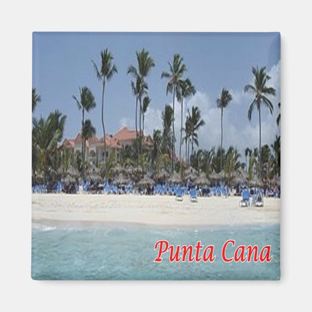 zDO016 PUNTA CAN, Dominican Republic, Fridge Magnet (Front)