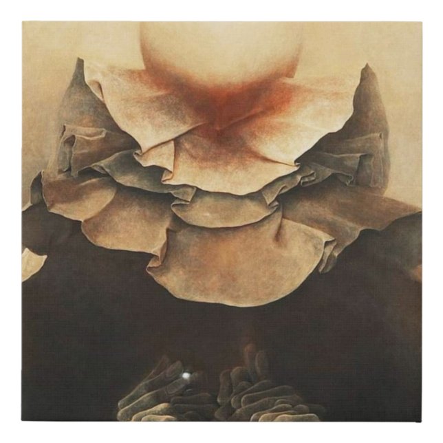 Zdzisław Beksiński Faux Canvas Print (Front)