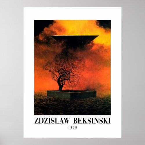 Zdzisław Beksiński Surrealism  Poster