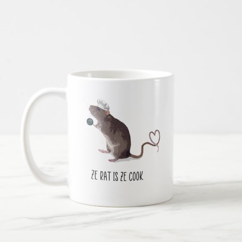 Ze Rat is Ze Cook _ Ratatouille Inspired Coffee Mug