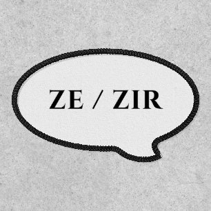 ZE ZIR PRONOUNS PATCH