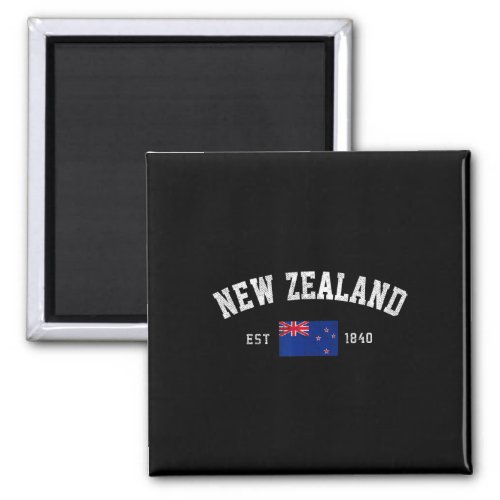 Zealand Est 1840 Kiwi Flag Independence Day  Magnet