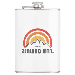 Zealand Mountain New Hampshire Flask