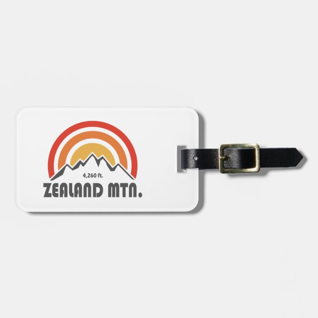 Zealand Mountain New Hampshire Luggage Tag (Front Horizontal)