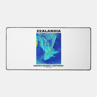Zealandia Earth's Newest Continent Desk Mat