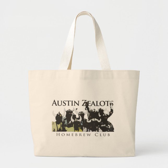 Zealots Logo 2013 Large Tote Bag (Front)