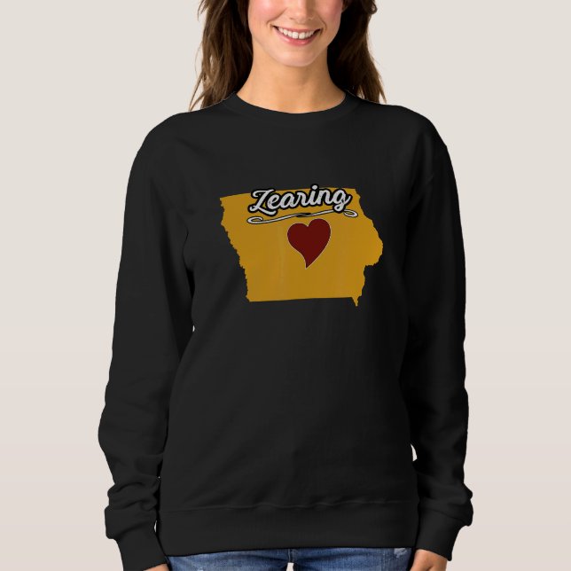 ZEARING IOWA IA USA  Cute Souvenir Merch  US City  Sweatshirt (Front)