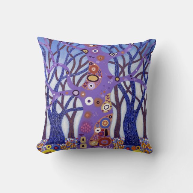 Zebedee Too 2012 Throw Pillow (Front)