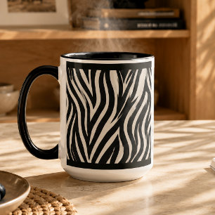 "ZEBRA" 15 OZ. COFFEE MUG