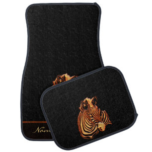 Zebra 1 car mat