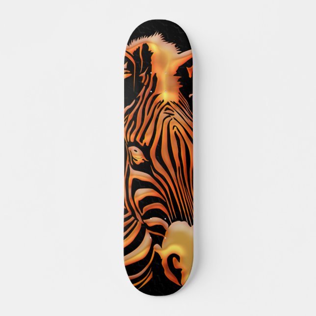 Zebra 1 Skateboard Deck (Front)