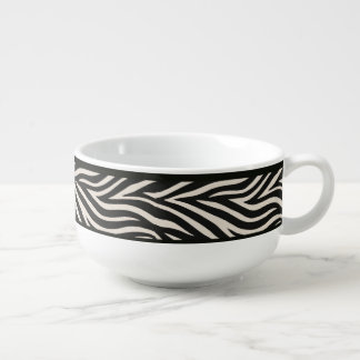 "ZEBRA" 28 OZ. SOUP MUG