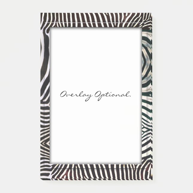 Zebra 3 post-it notes (Front)