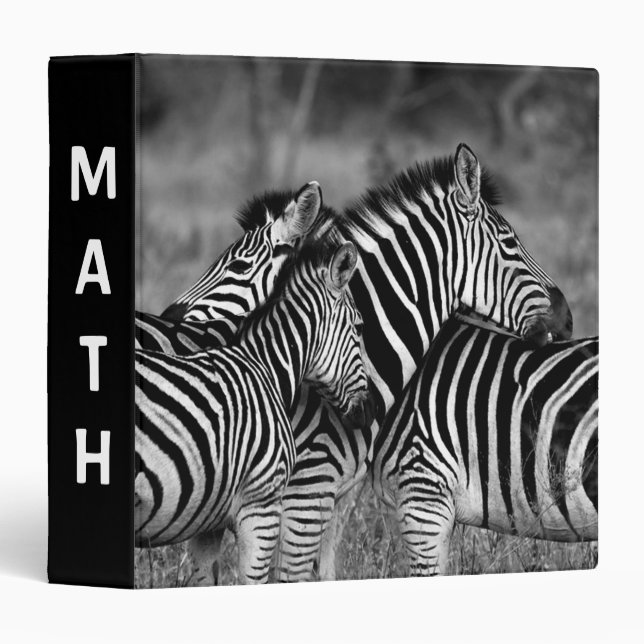 Zebra 3 Ring Binder (Front/Spine)