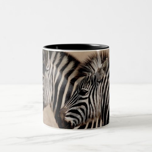 ZEBRA 927 WILD ANIMALS AFRICAN SAFARI NATURE WALLP Two_Tone COFFEE MUG