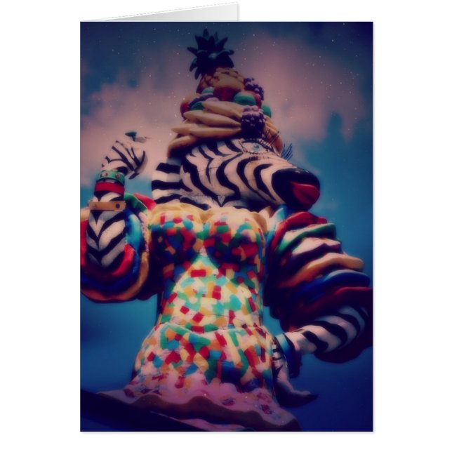 Zebra a Party Animal Cards (Front)