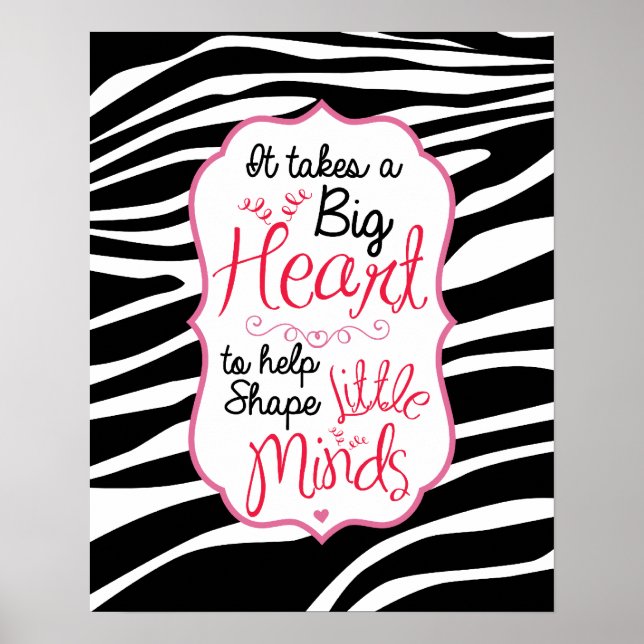 Zebra ABC's Poster (Front)