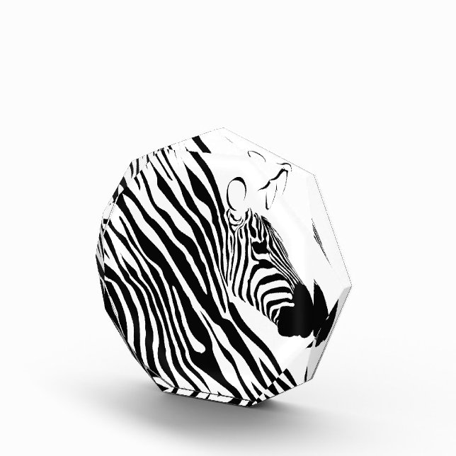 Zebra Acrylic Award (Right)