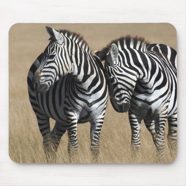 "Zebra Affection" Mouse Pad (Front)