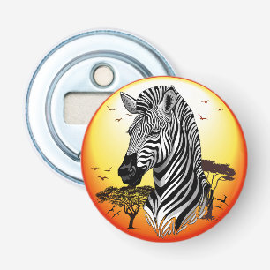 Zebra African Savanna Wild Animal Bottle Opener