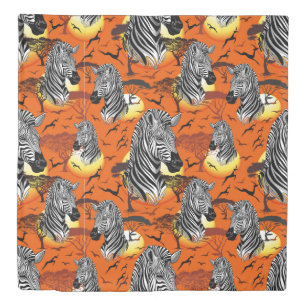 Zebra African Savanna Wild Animal Duvet Cover