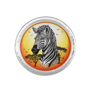 Zebra African Savanna Wild Animal Ring