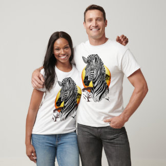 Zebra African Savanna Wild Animal T-Shirt