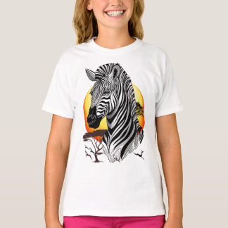 Zebra African Savanna Wild Animal T-Shirt