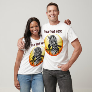 Zebra African Savanna Wild Animal T-Shirt