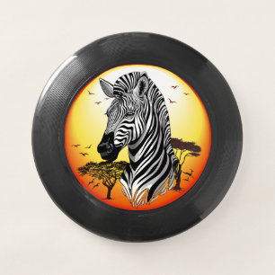 Zebra African Savanna Wild Animal Wham-O Frisbee