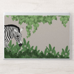 Zebra amongst Leaves HP Laptop Skin