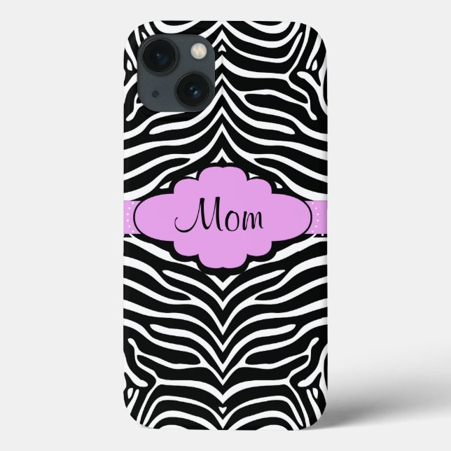 Zebra and Pink Design Galaxy Note 4 Case (Back)
