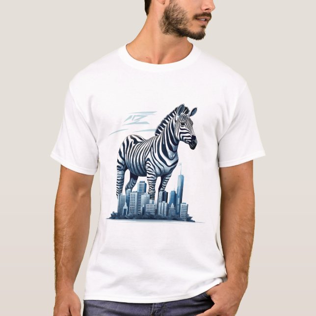 Zebra Animal Beauty Nature Wildlife Discovery T-Shirt (Front)